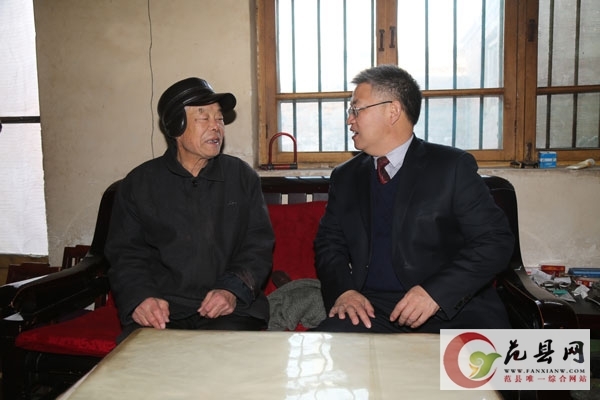 縣領導走訪慰問離退休老干部