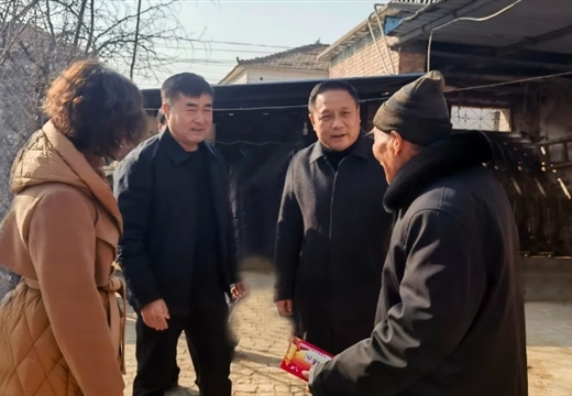范縣縣領導到龍王莊鎮開展春節走訪慰問活動